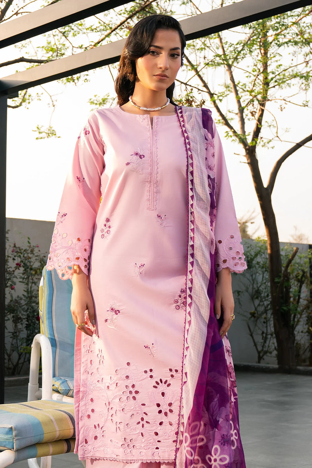 Rashid | Ekiya Embroidered Lawn | 3763