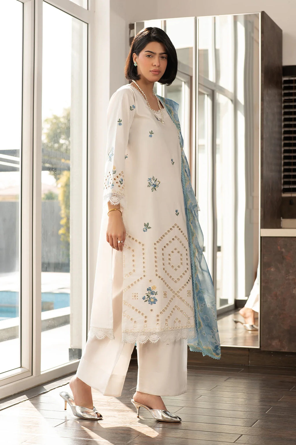 Rashid | Ekiya Embroidered Lawn | 3764