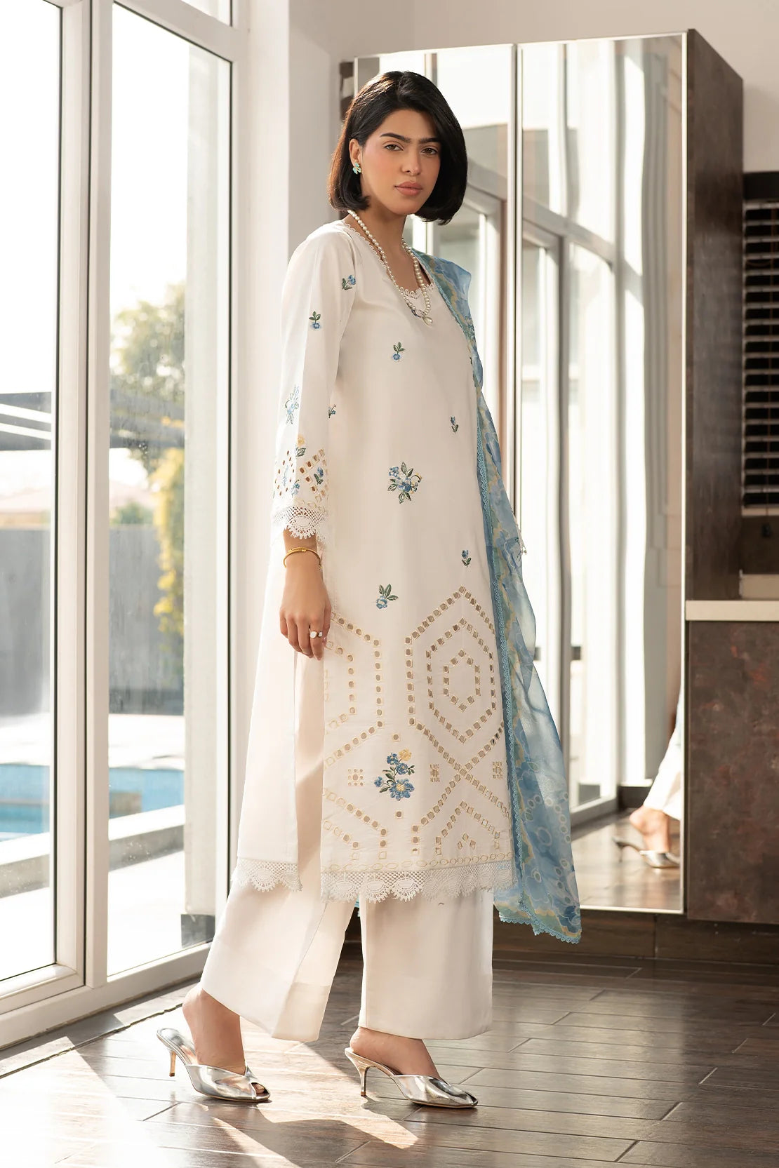 Rashid | Ekiya Embroidered Lawn | 3764