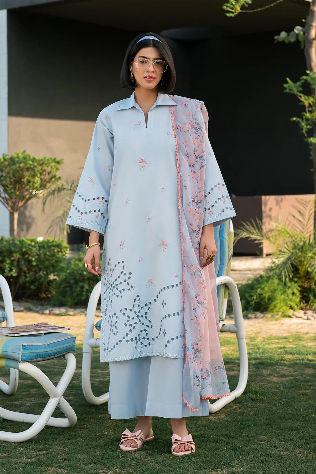 Rashid | Ekiya Embroidered Lawn | 3765