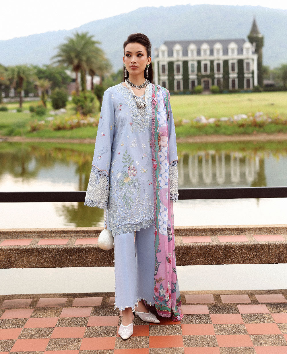 Republic | Lilas Luxury Unstitched Lawn '26 | Elowen