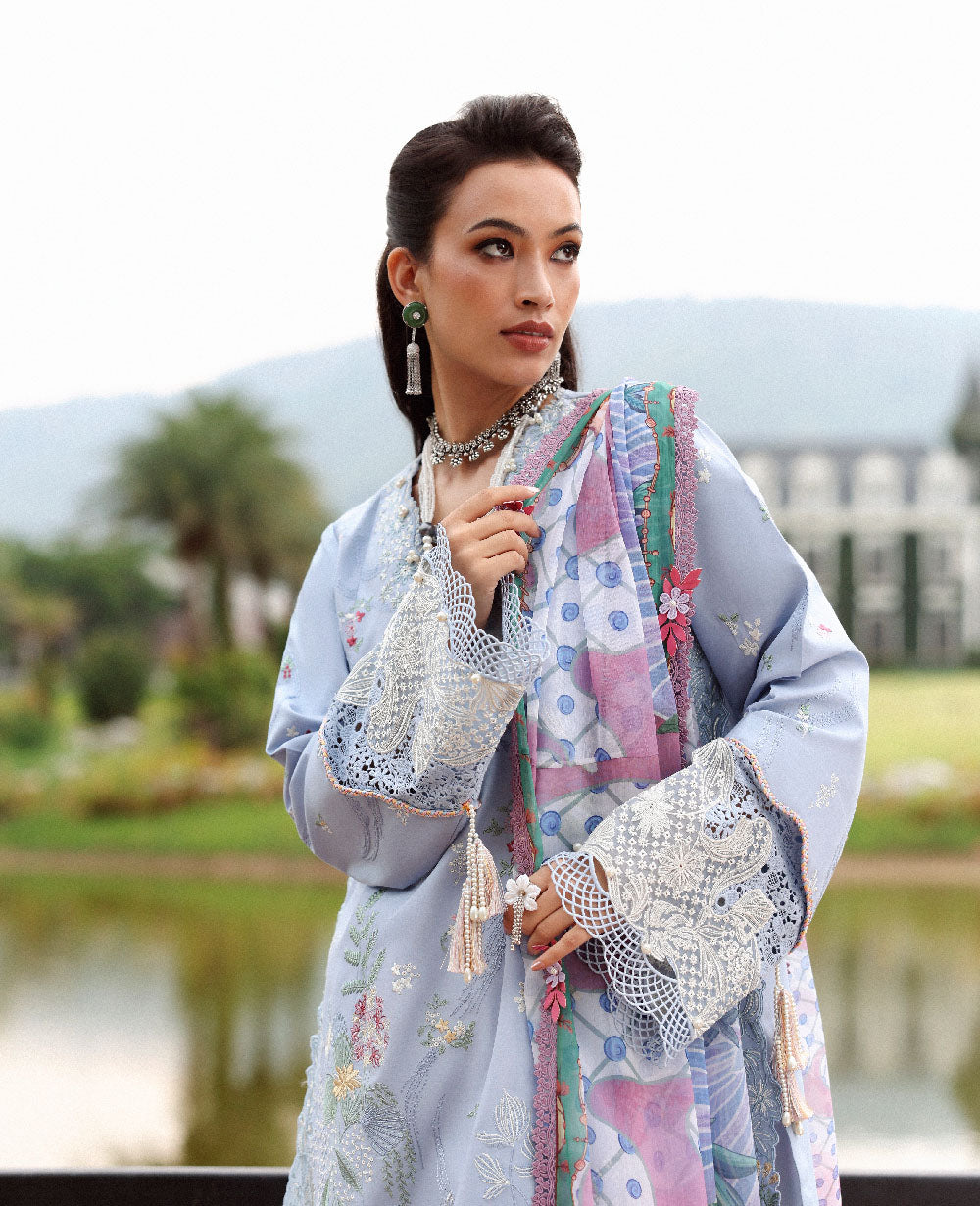 Republic | Lilas Luxury Unstitched Lawn '26 | Elowen