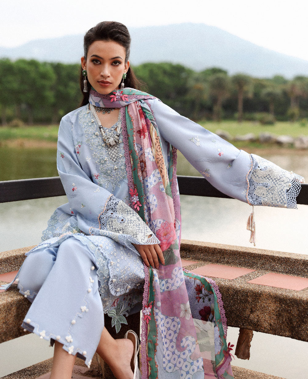 Republic | Lilas Luxury Unstitched Lawn '26 | Elowen