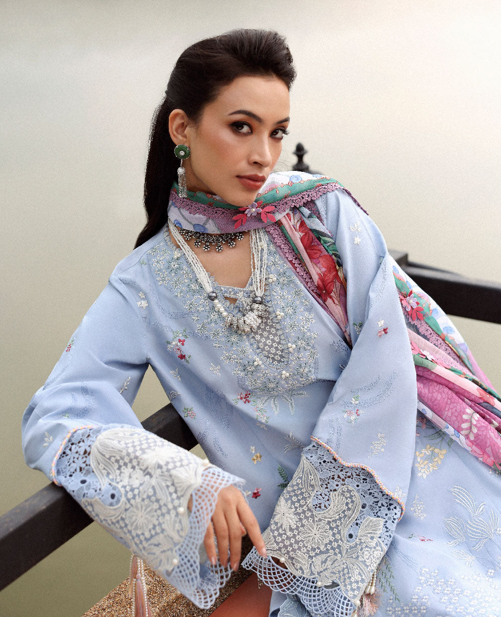 Republic | Lilas Luxury Unstitched Lawn '26 | Elowen
