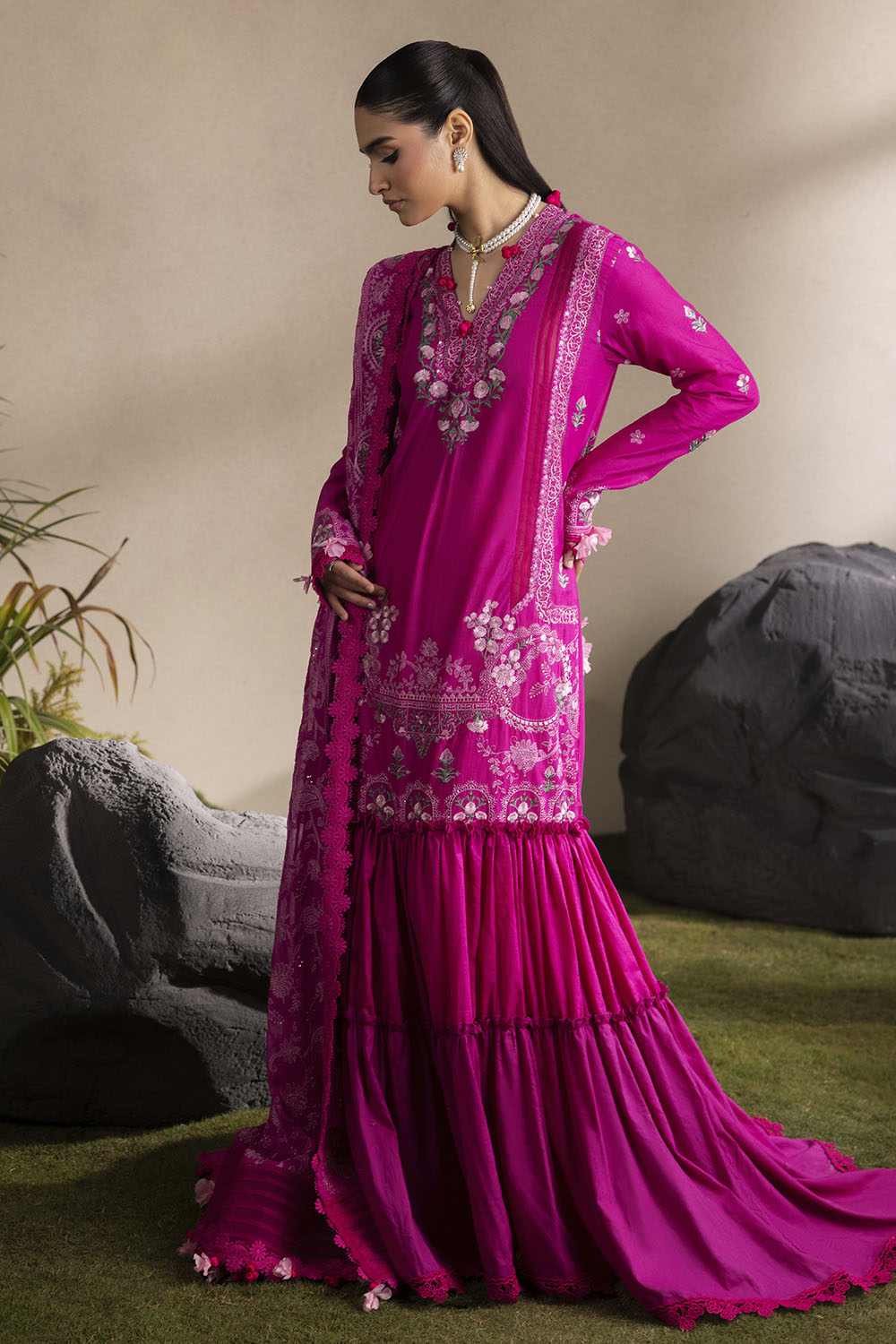 Gul Ahmad | Summer Embroidered Lawn Suit | PM-62029