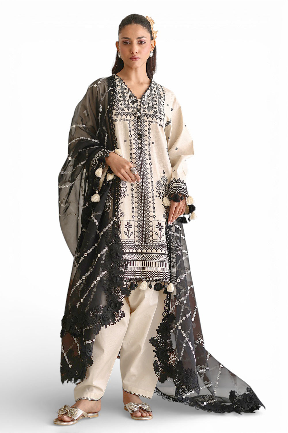 Gul Ahmad | Summer Embroidered Lawn Suit | PM-62055