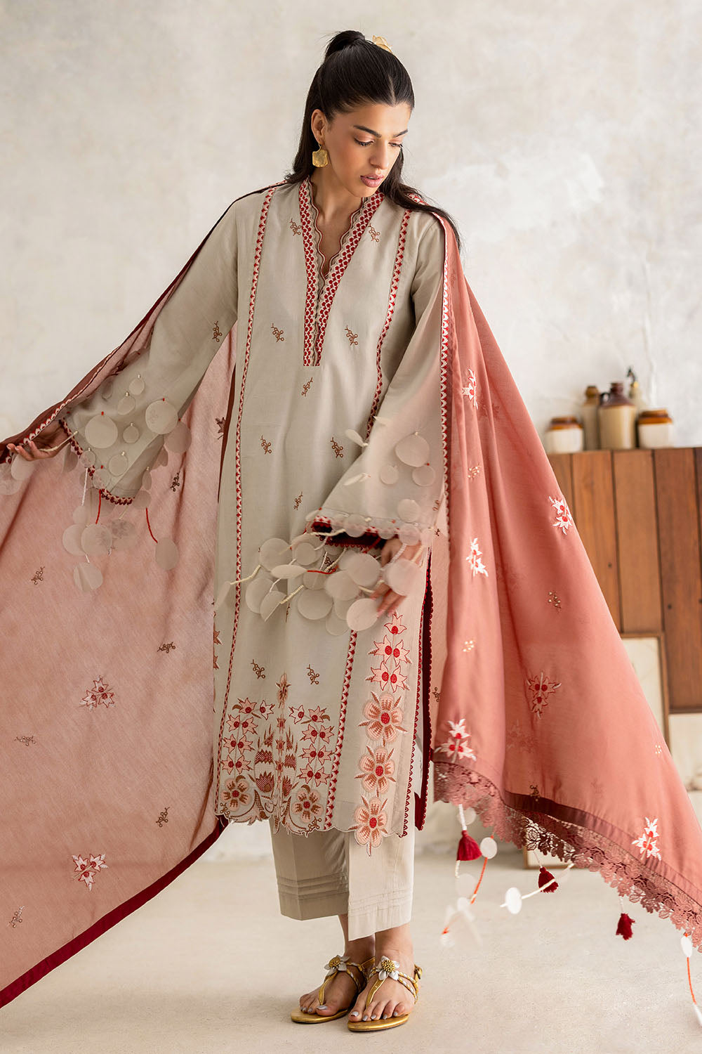 Gul Ahmad | Summer Embroidered Lawn Suit | PM-62056