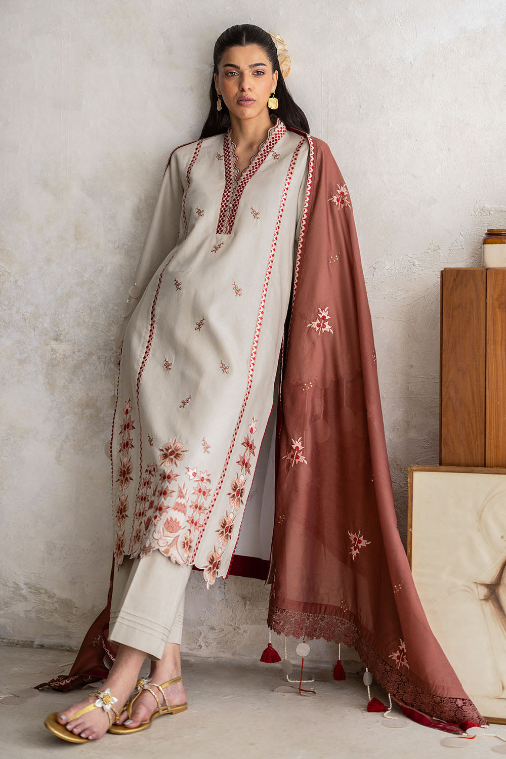 Gul Ahmad | Summer Embroidered Lawn Suit | PM-62056