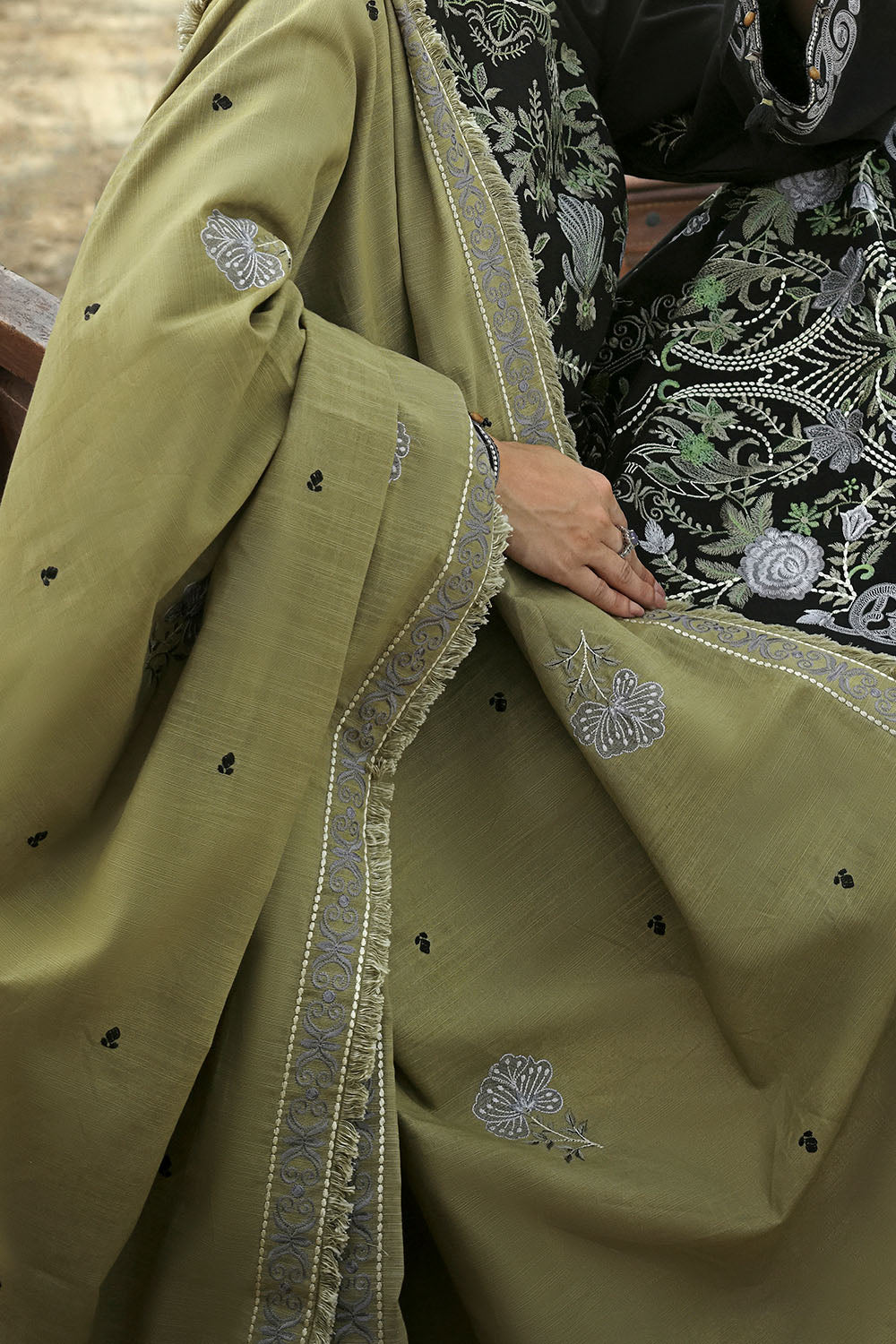 Gul Ahmad | Embroidered Khaddar Winter | K-62008