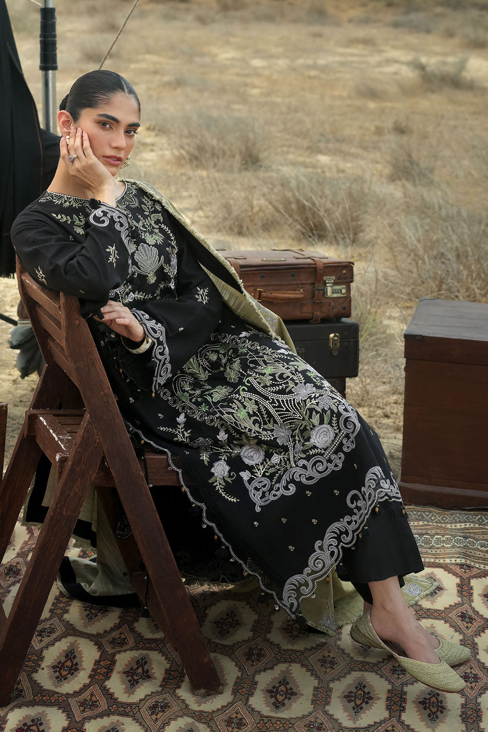 Gul Ahmad | Embroidered Khaddar Winter | K-62008