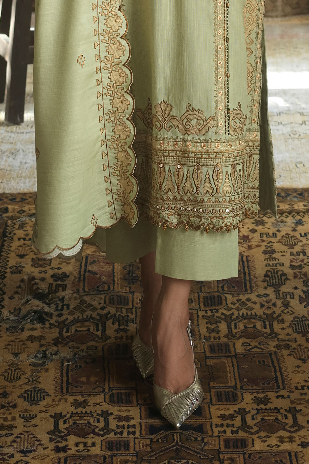 Gul Ahmad | Embroidered Khaddar Winter | K-62056