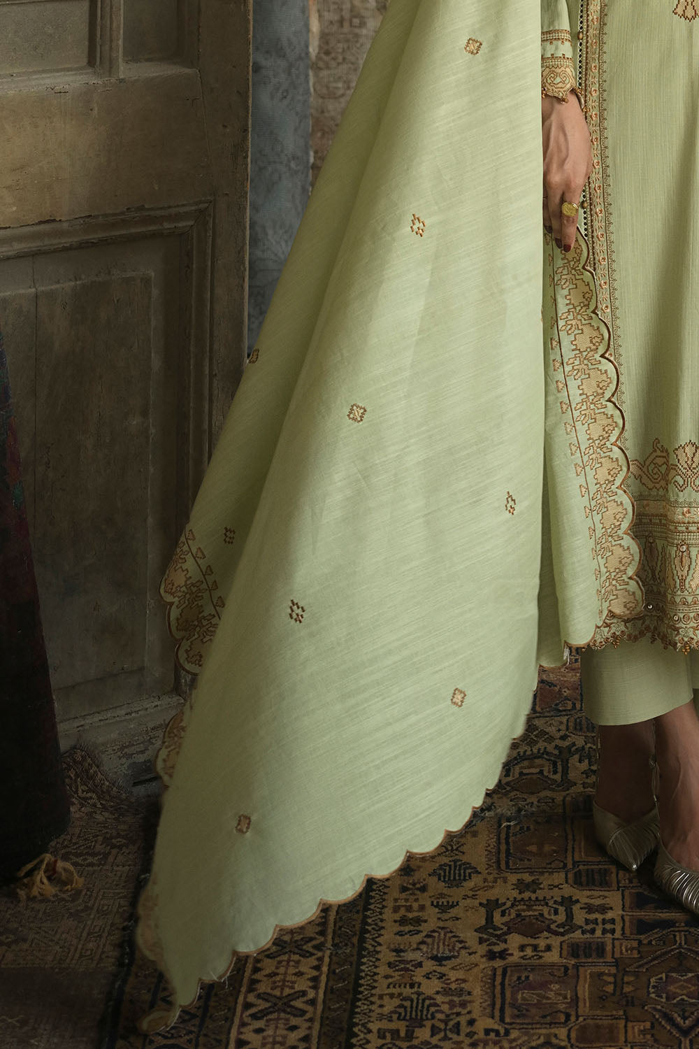 Gul Ahmad | Embroidered Khaddar Winter | K-62056