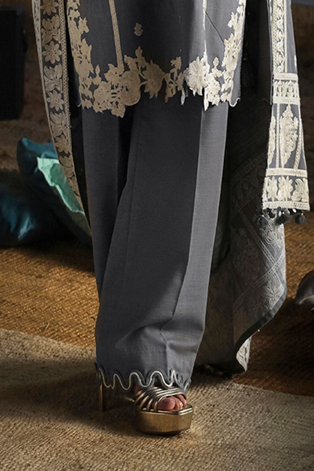 Gul Ahmad | Embroidered Khaddar Winter | K-62071