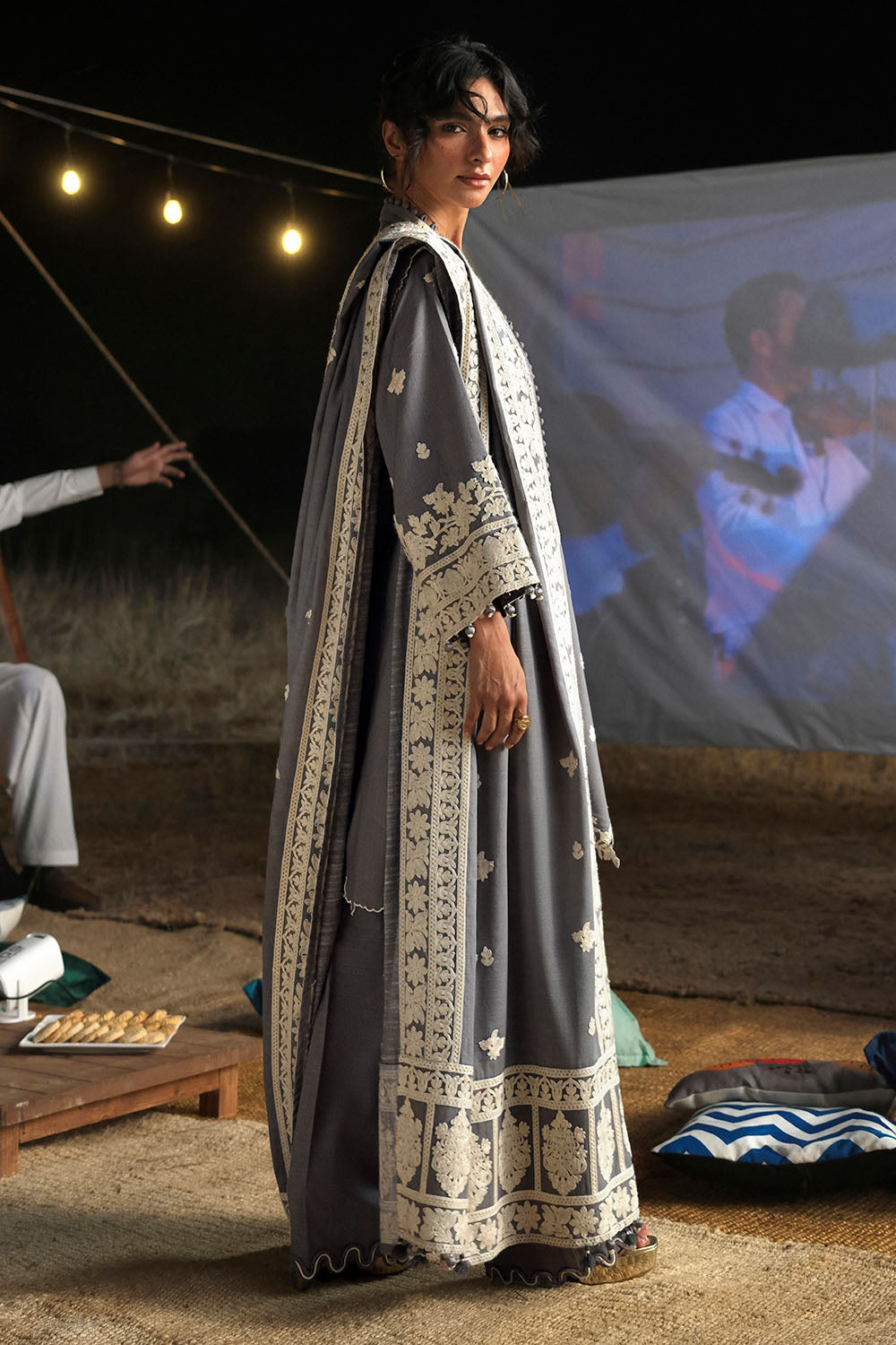 Gul Ahmad | Embroidered Khaddar Winter | K-62071