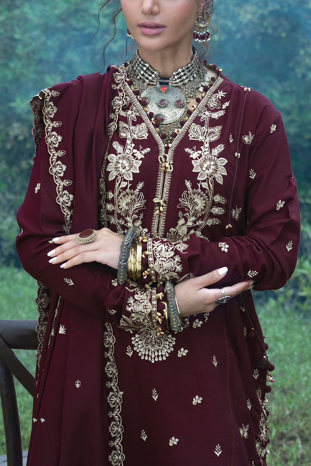 Gul Ahmad | Embroidered Khaddar Winter | AP-62001