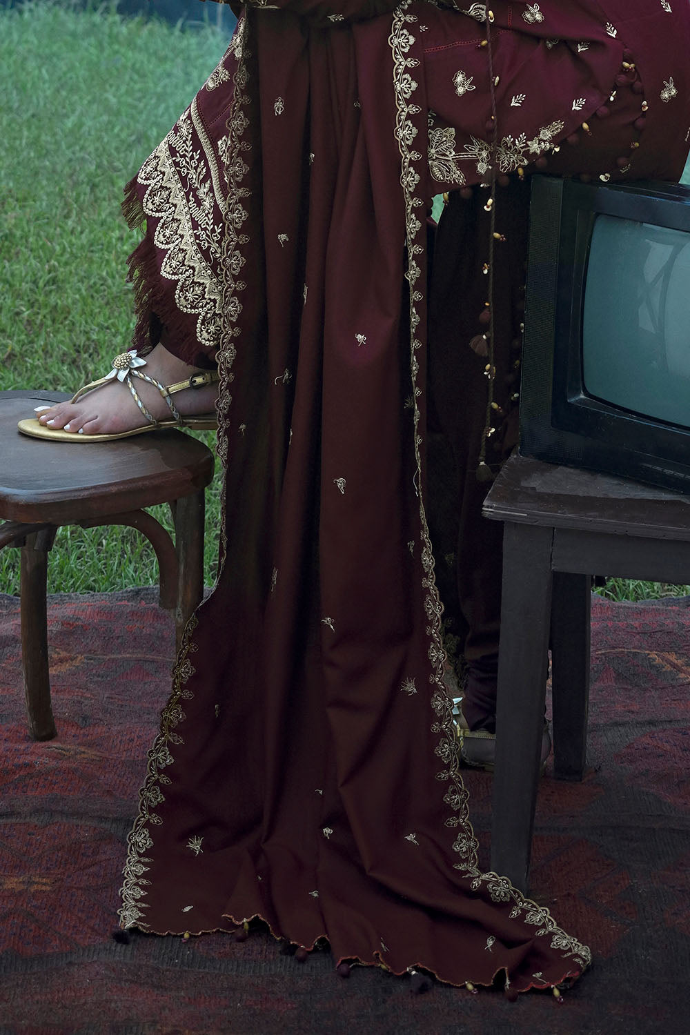 Gul Ahmad | Embroidered Khaddar Winter | AP-62001