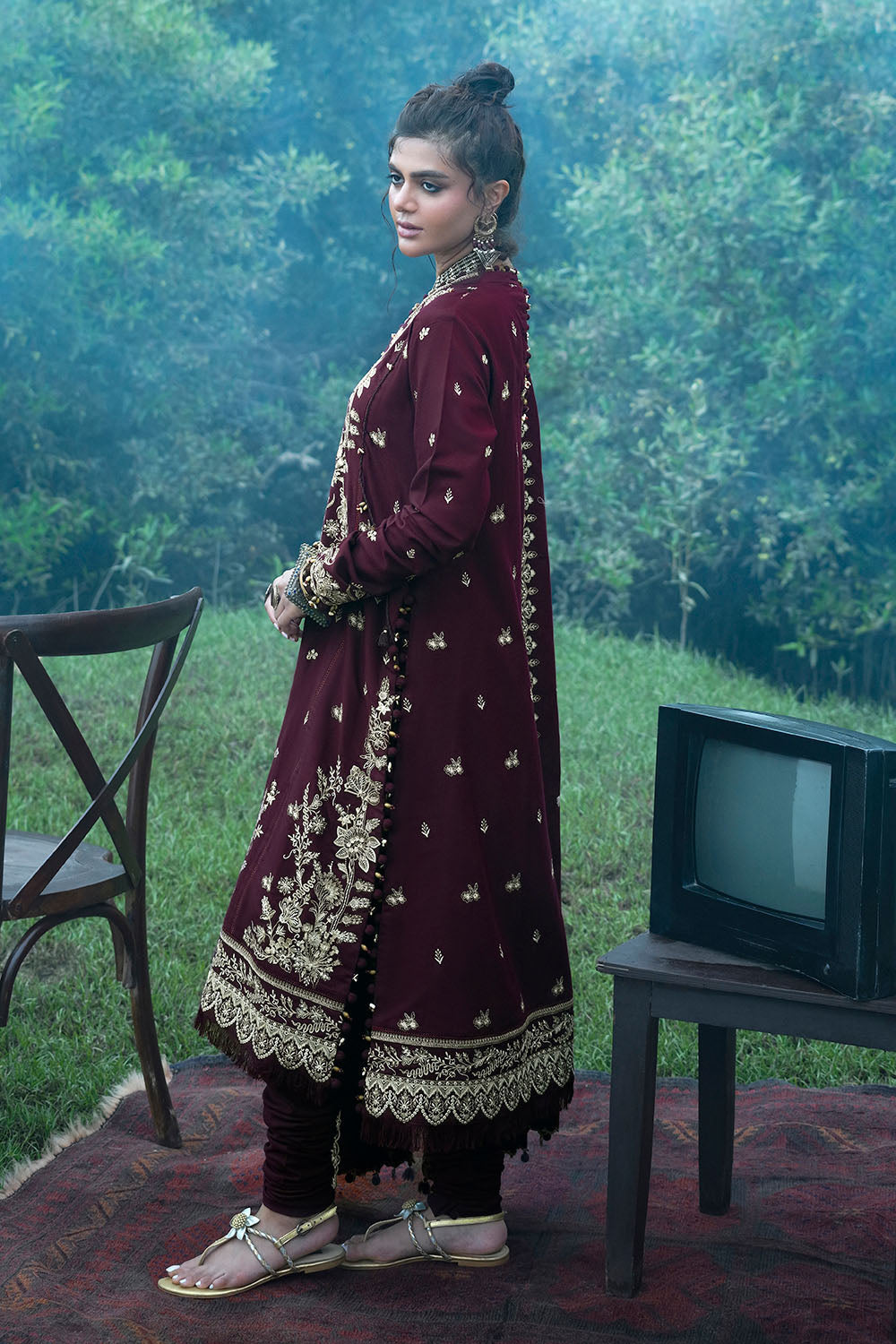 Gul Ahmad | Embroidered Khaddar Winter | AP-62001
