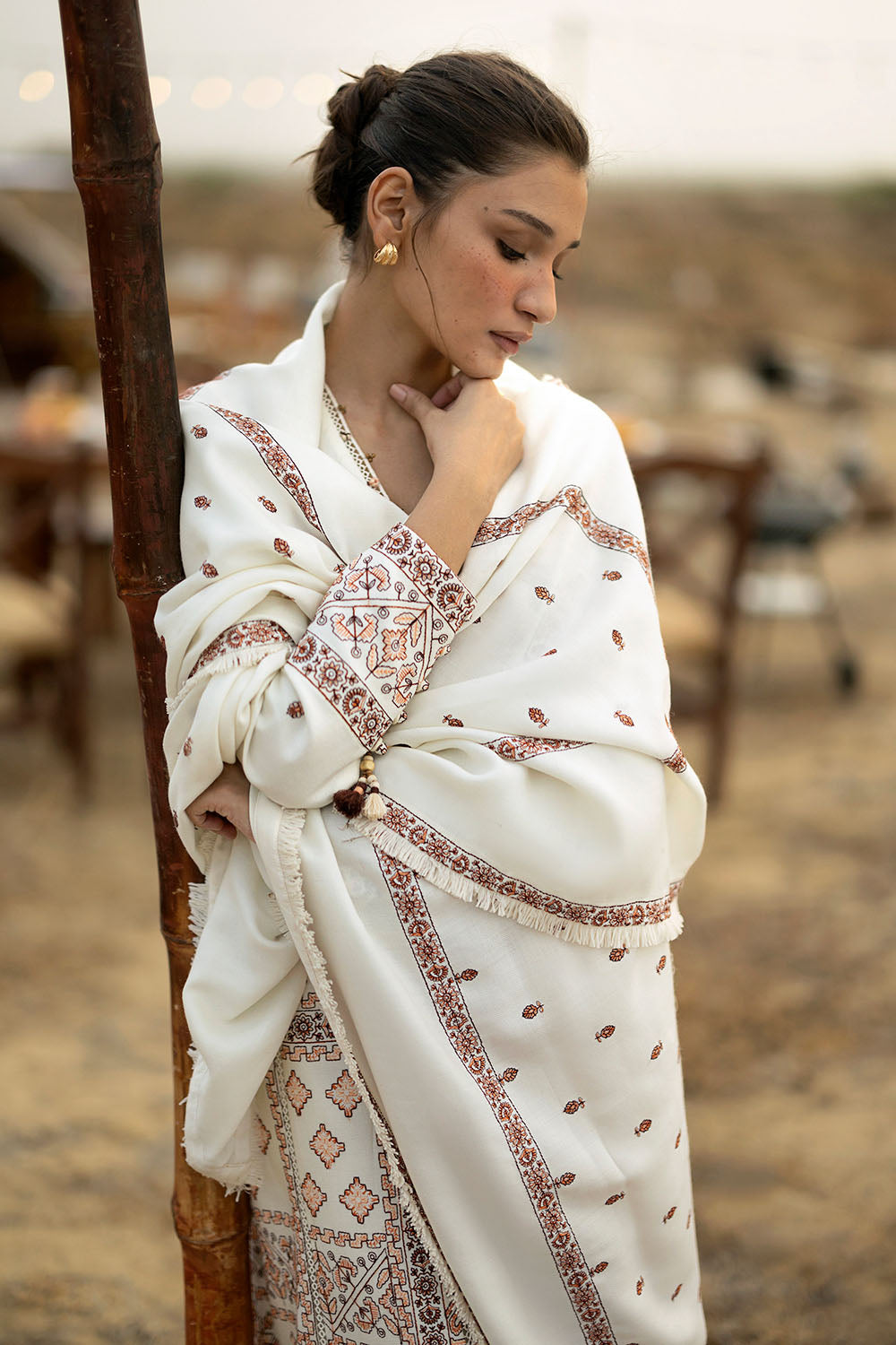 Gul Ahmad | Embroidered Pashmina Winter | AP-62035