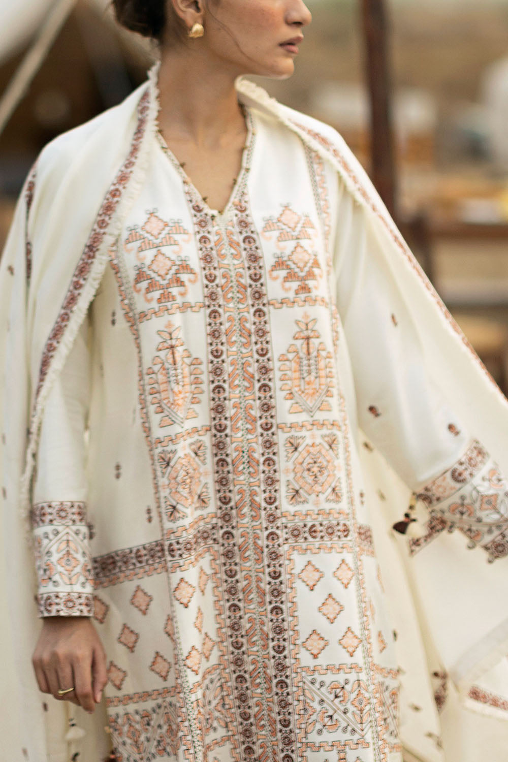 Gul Ahmad | Embroidered Pashmina Winter | AP-62035