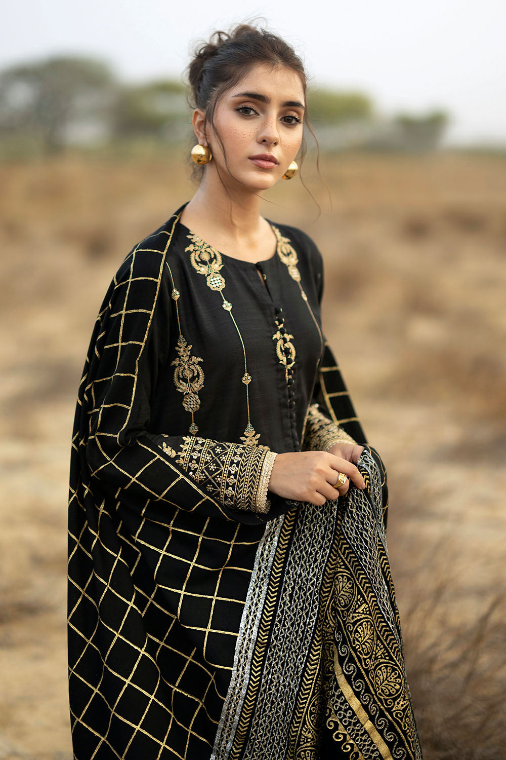 Gul Ahmad | Embroidered Khaddar Winter | AP-62031