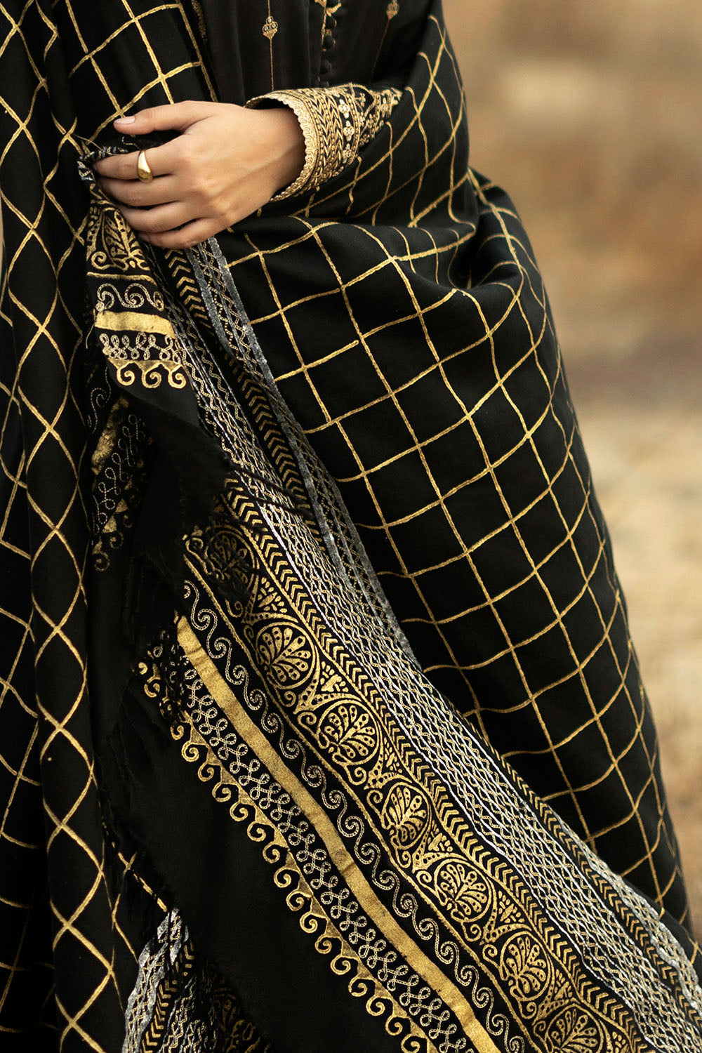 Gul Ahmad | Embroidered Khaddar Winter | AP-62031