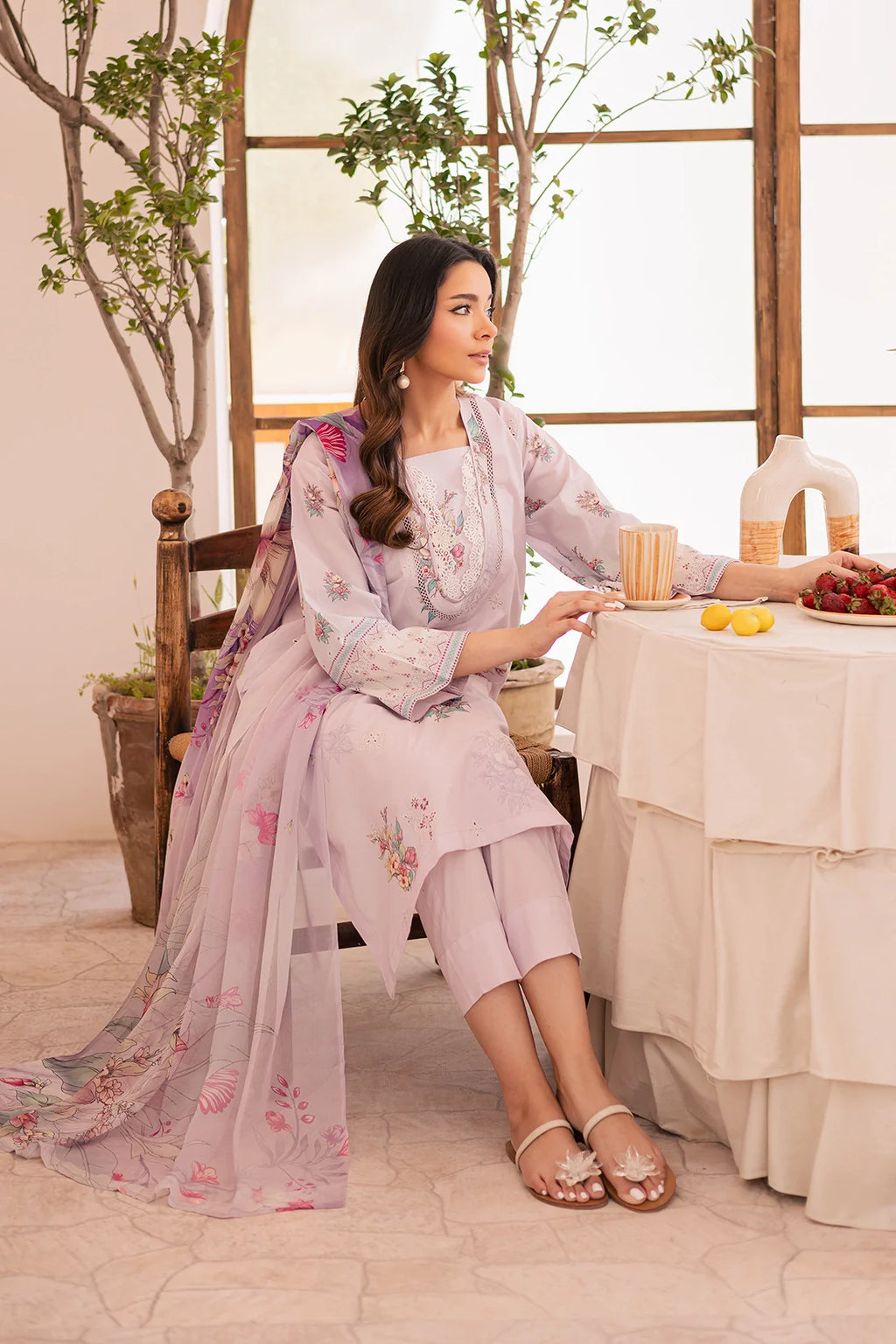Rashid Textile | Floral Oasis Embroidered Lawn | 027