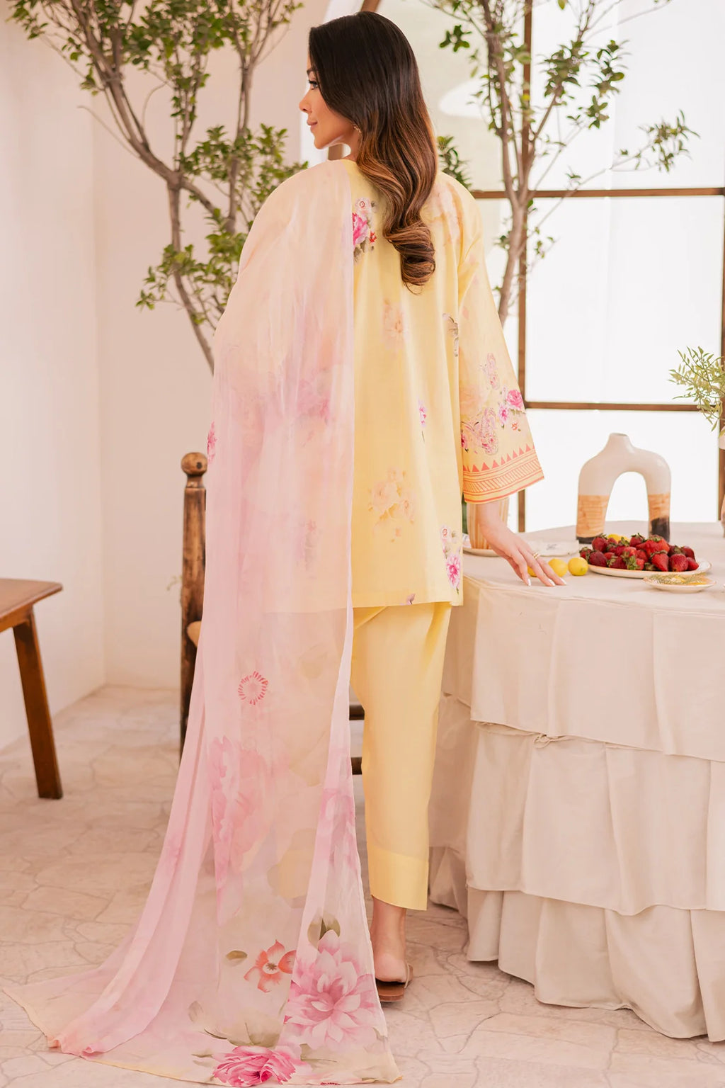 Rashid Textile | Floral Oasis Embroidered Lawn | 028