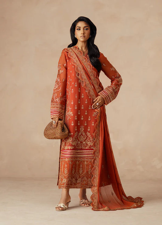 MARYUM-N-MARIA | Embroidered Chiffon | ROYA