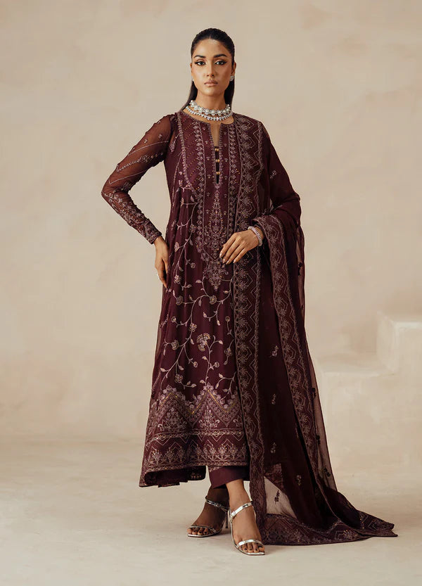 MARYUM-N-MARIA | Embroidered Chiffon | MARJAN