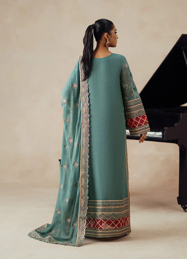 MARYUM-N-MARIA | Embroidered Chiffon | MAHSA