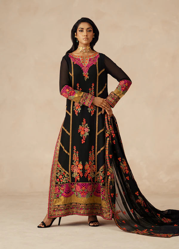 MARYUM-N-MARIA | Embroidered Chiffon | AZILA