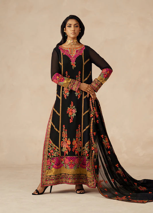 MARYUM-N-MARIA | Embroidered Chiffon | AZILA