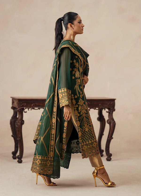 MARYUM-N-MARIA | Embroidered Chiffon | JASMINE