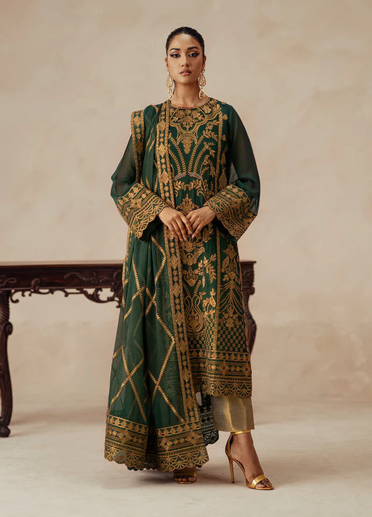 MARYUM-N-MARIA | Embroidered Chiffon | JASMINE