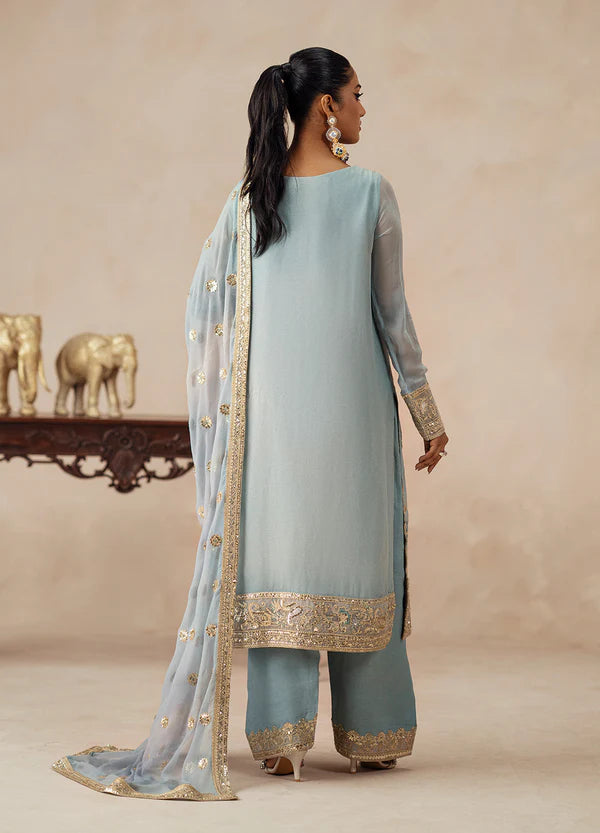 MARYUM-N-MARIA | Embroidered Chiffon | AZITA