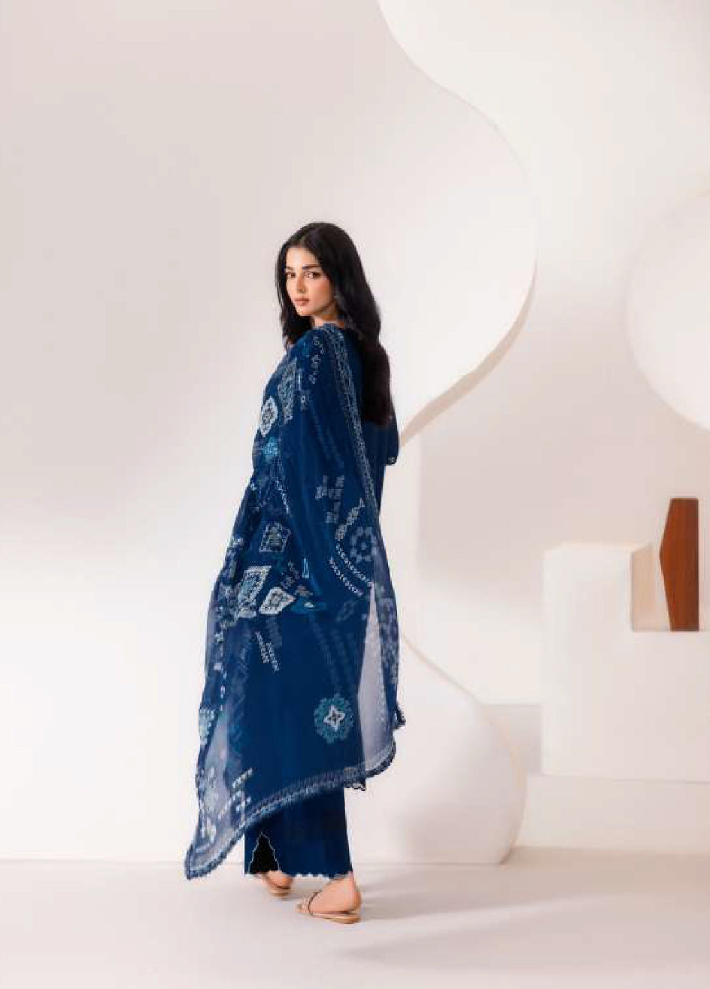 Florent | Zync Embroidered Viscose | FZ-1A