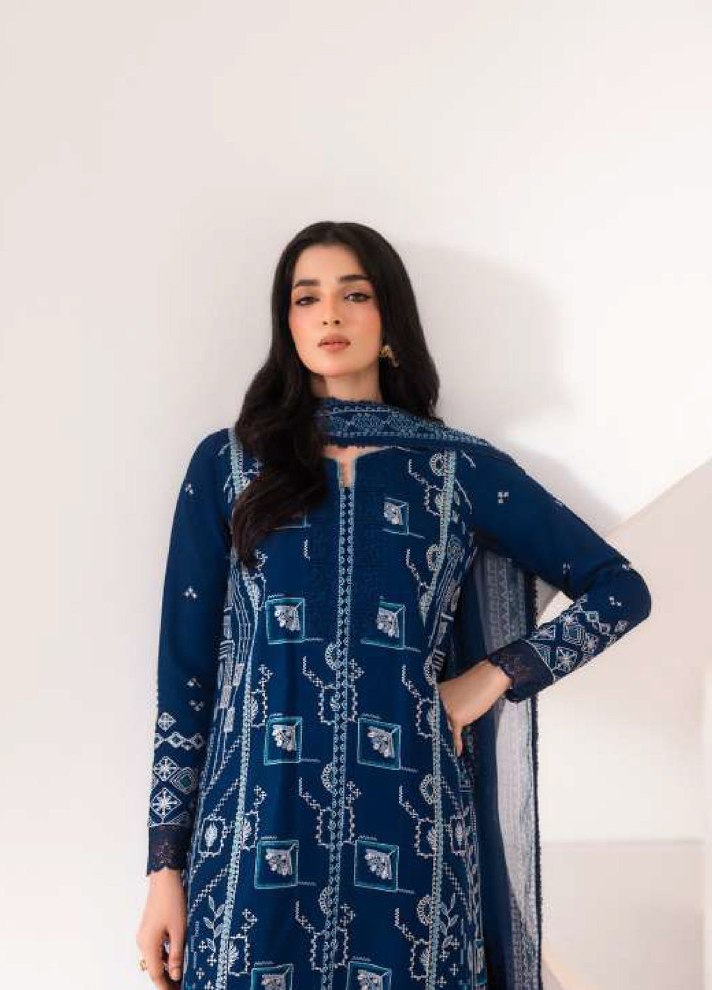 Florent | Zync Embroidered Viscose | FZ-1A