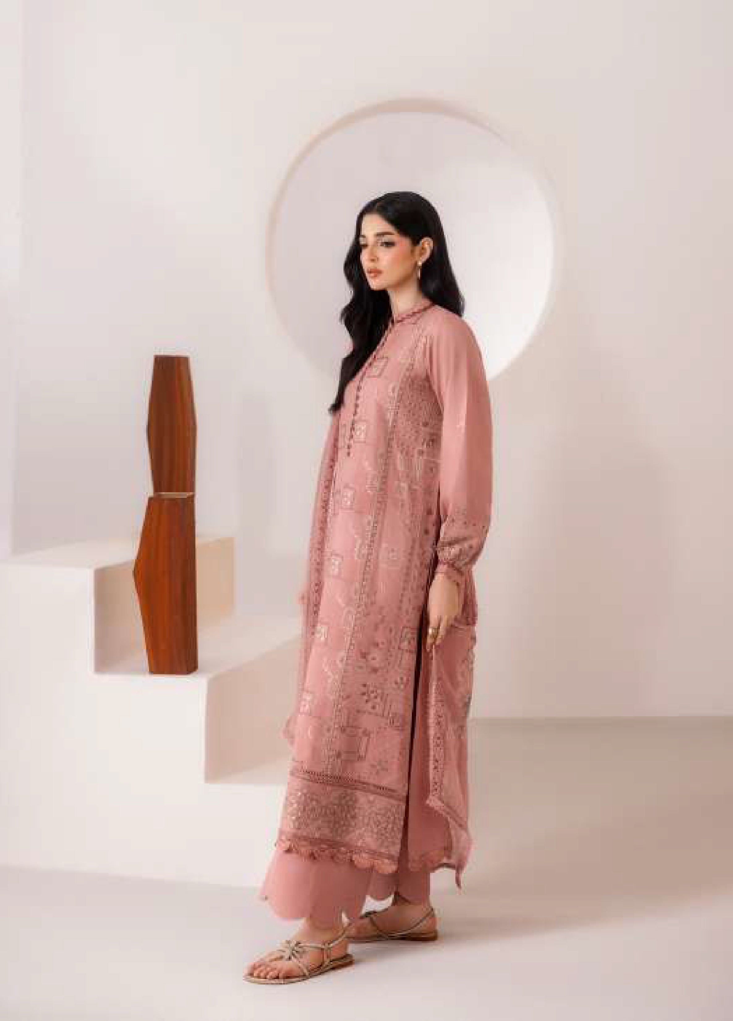 Florent | Zync Embroidered Viscose | FZ-1B