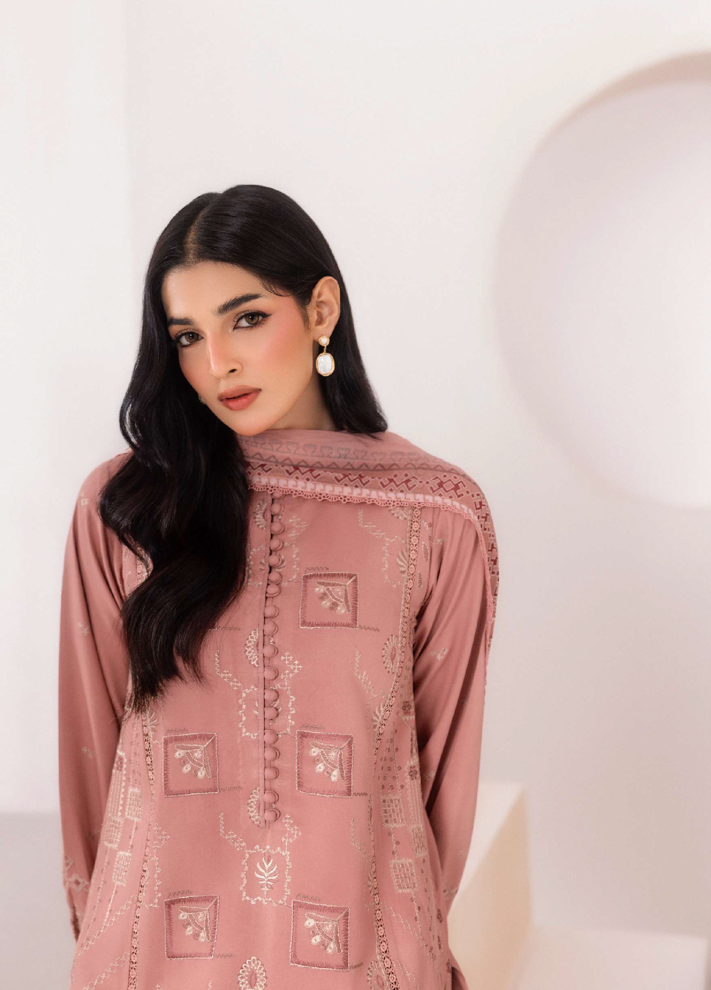Florent | Zync Embroidered Viscose | FZ-1B