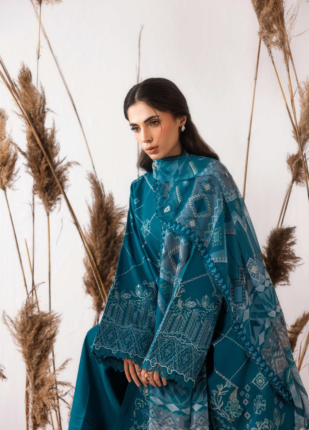 Florent | Zync Embroidered Viscose | FZ-2A