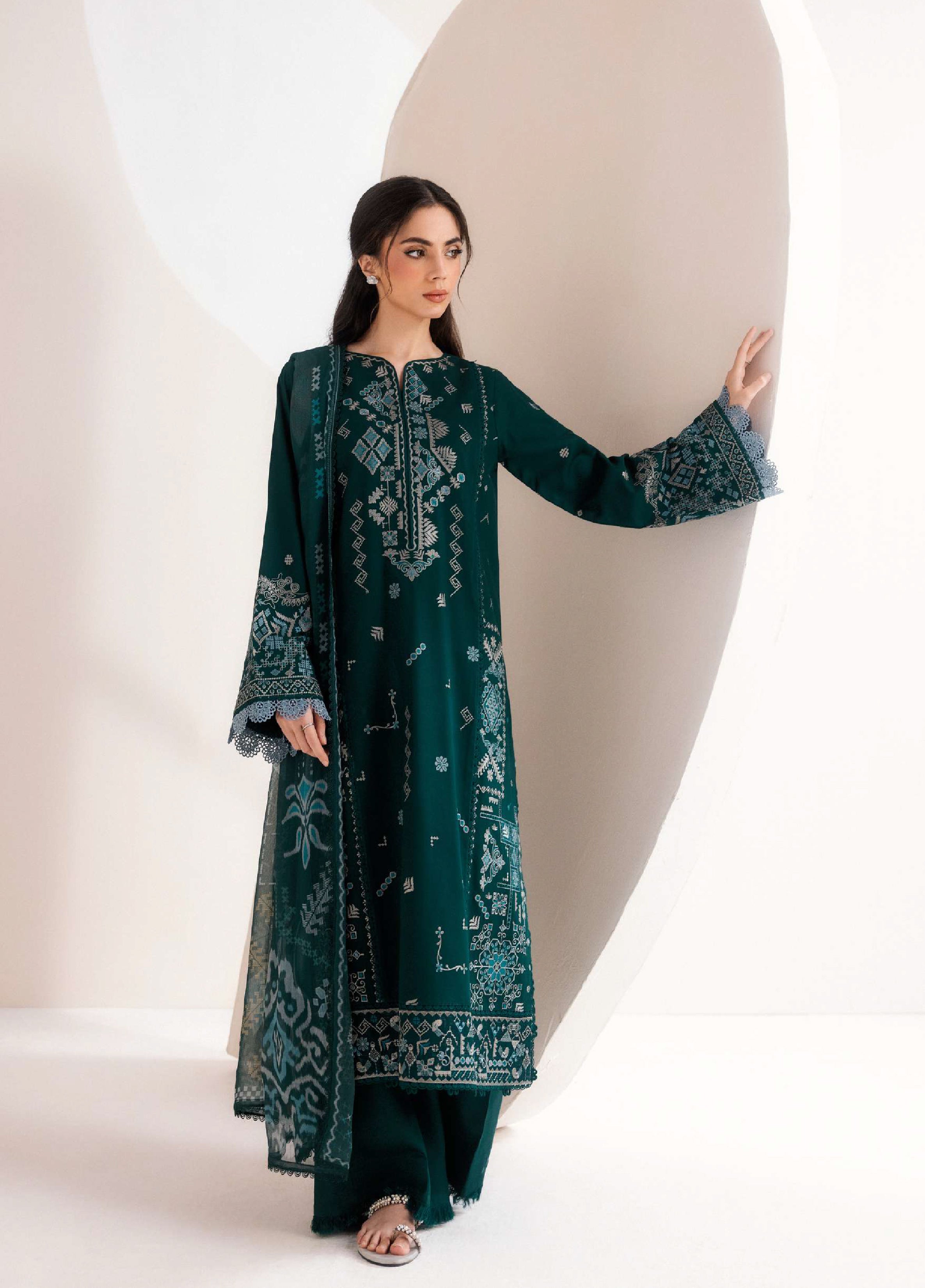 Florent | Zync Embroidered Viscose | FZ-5B