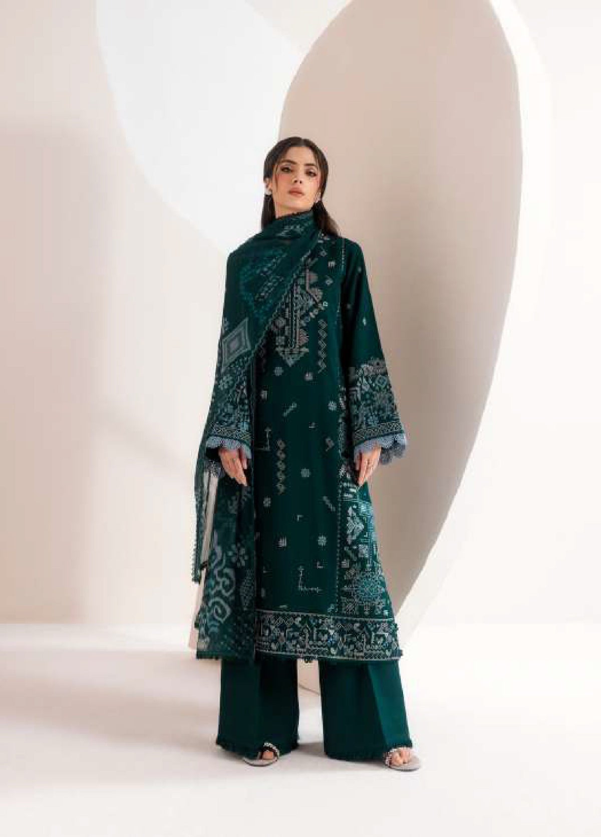Florent | Zync Embroidered Viscose | FZ-5B