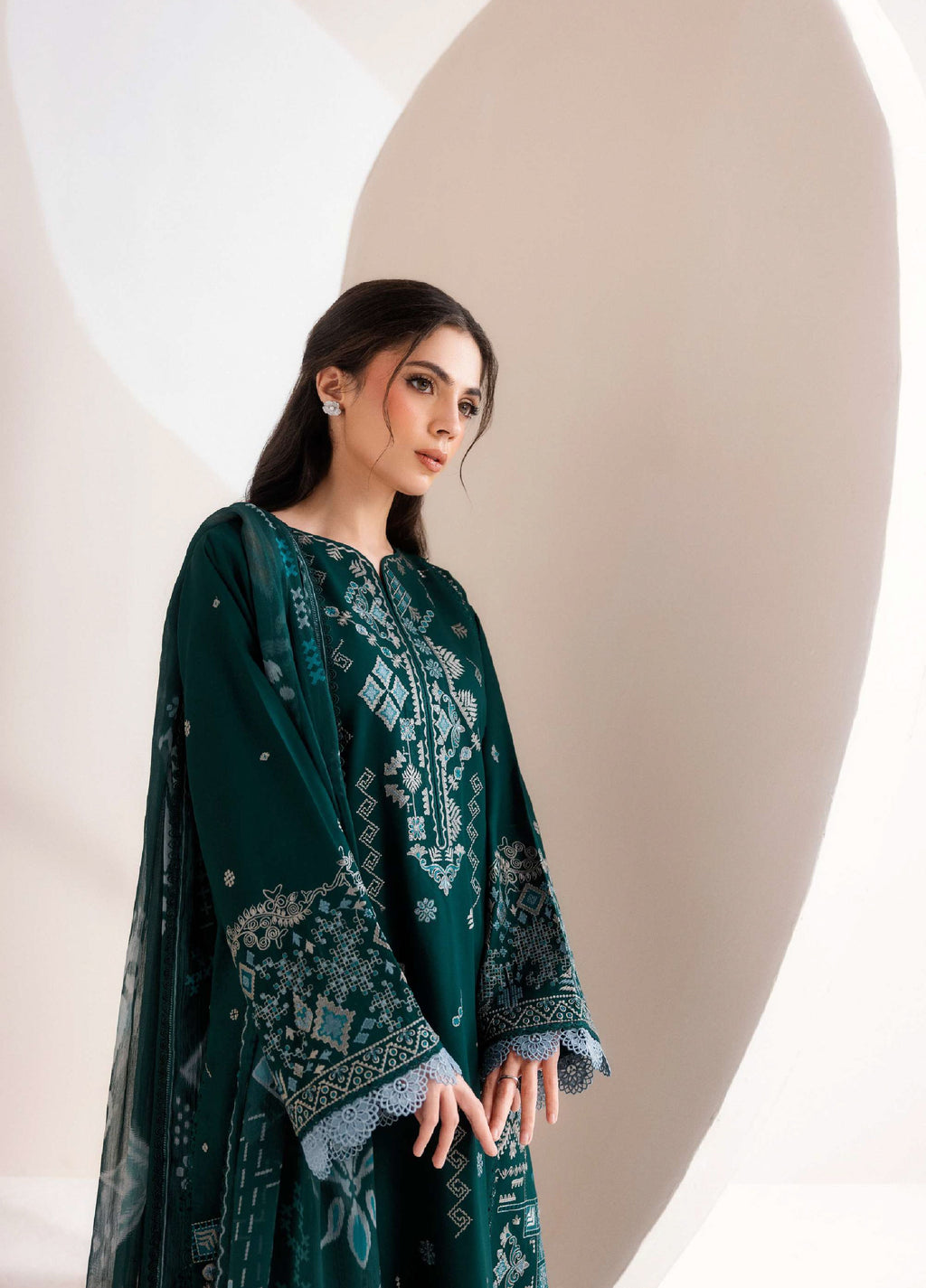 Florent | Zync Embroidered Viscose | FZ-5B