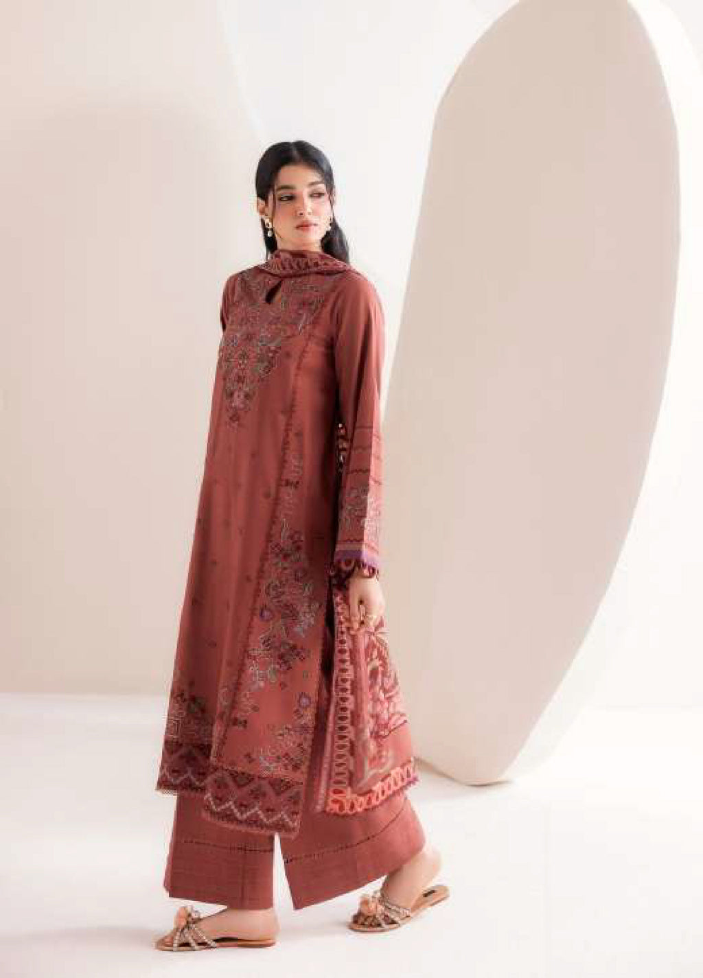 Florent | Zync Embroidered Viscose | FZ-6B