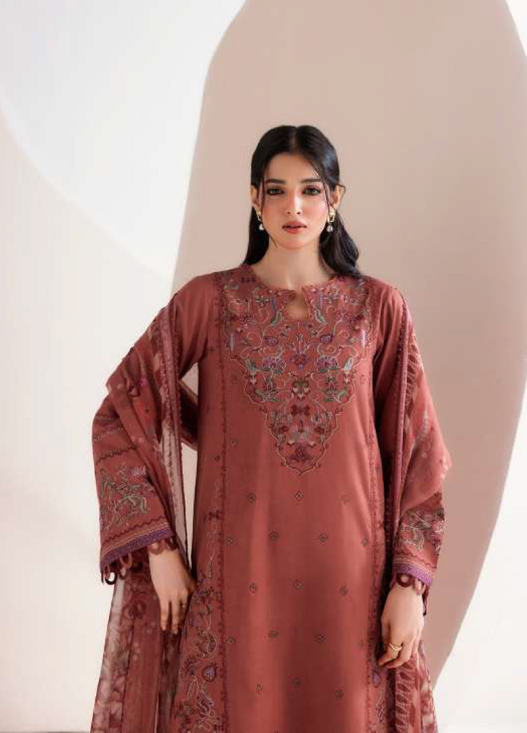 Florent | Zync Embroidered Viscose | FZ-6B