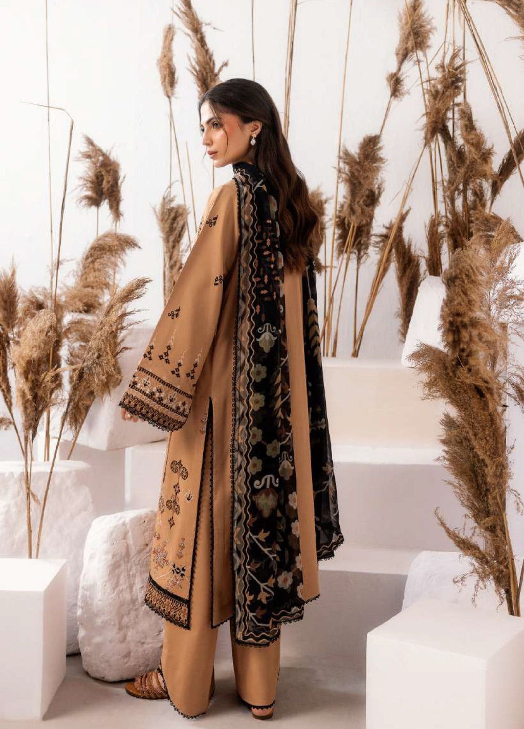 Florent | Zync Embroidered Viscose | FZ-7B