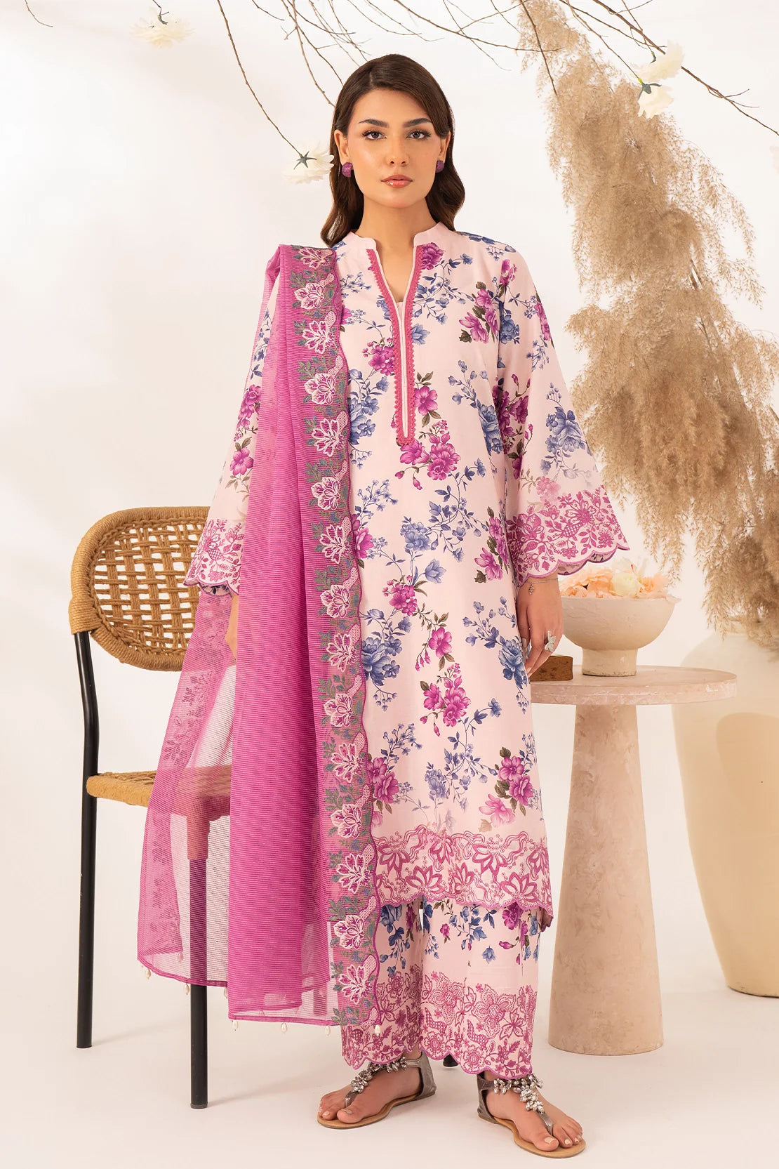 Rashid | Florin Embroidered Lawn | 561