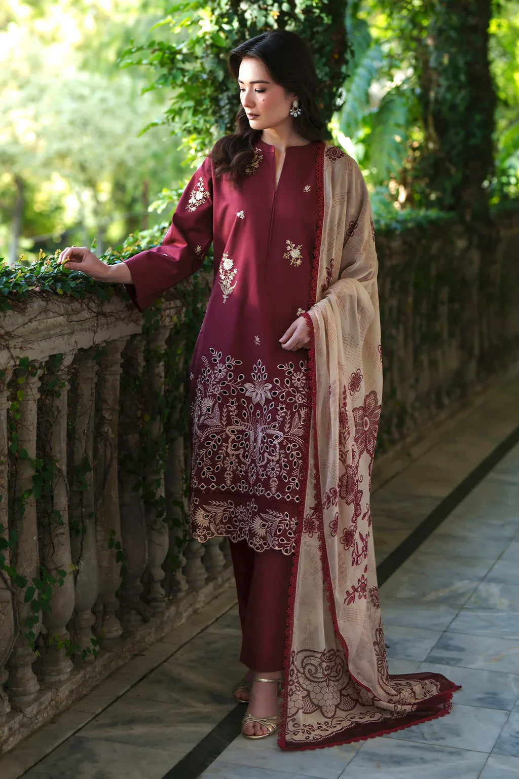Rashid | Garden Reverie Luxury Embroidered Lawn | 3701