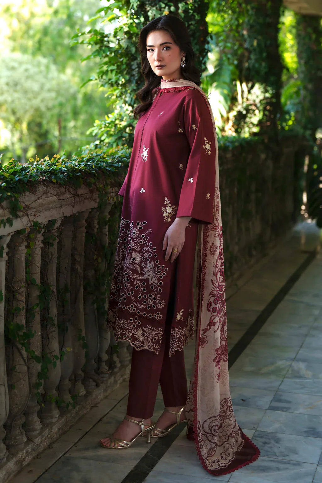 Rashid | Garden Reverie Luxury Embroidered Lawn | 3701