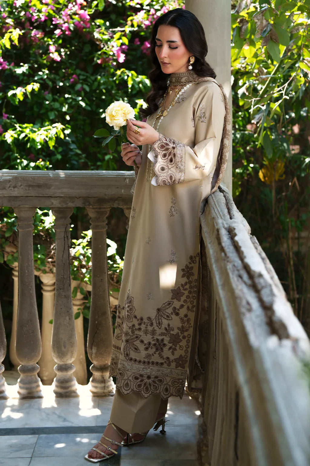 Rashid | Garden Reverie Luxury Embroidered Lawn | 3710